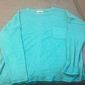 Zenana Outfitters emerald green  Knit Top NWOT